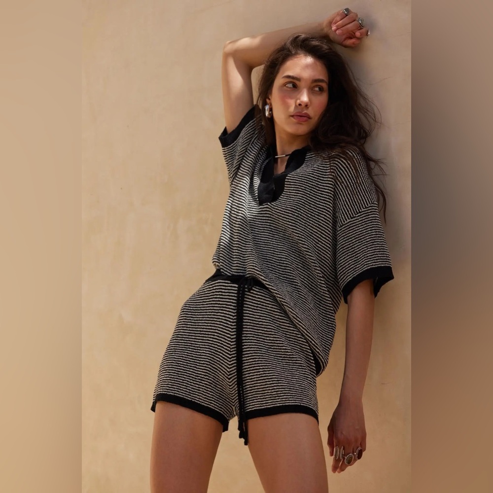 Happy Days Striped Sweater Set